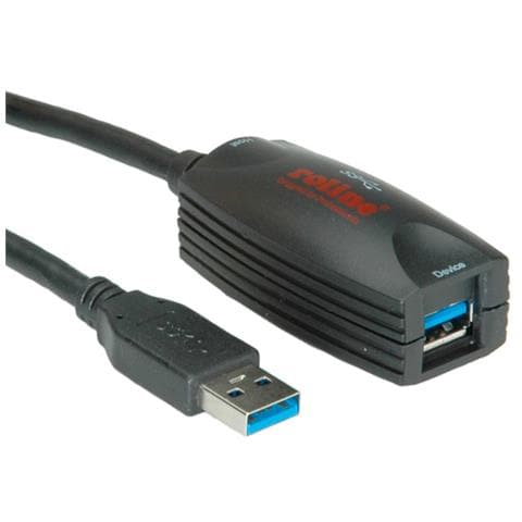 USB 3.0 Active Repeater USB 3.0 type A USB 3.0 type A Nero cavo di interfaccia e adattatore - Foto 2